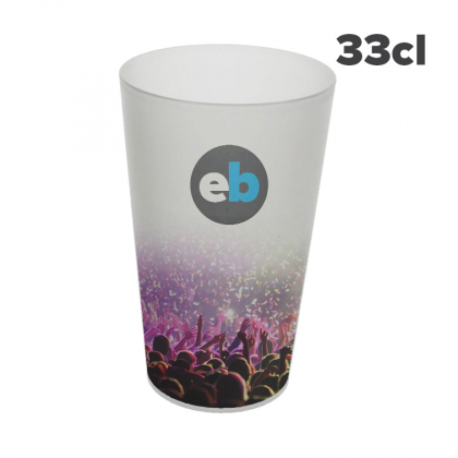 12 oz. Custom Stadium Cup Full Color Print
