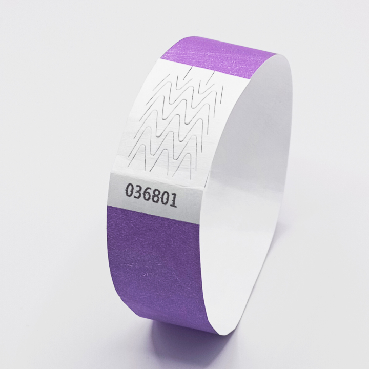 3/4" Tyvek Wristbands Solids