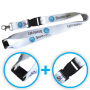 Full Colour Print Lanyards + safety break away and Plastic Buckle