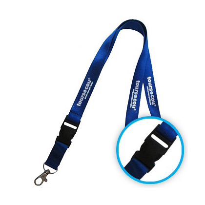 Nylon lanyards + Plastic Buckle