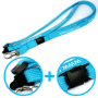 Tubular lanyards + safety breakaway and Plastic Buckle