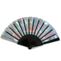 Custom Fabric Hand Fans with Plastic Handles