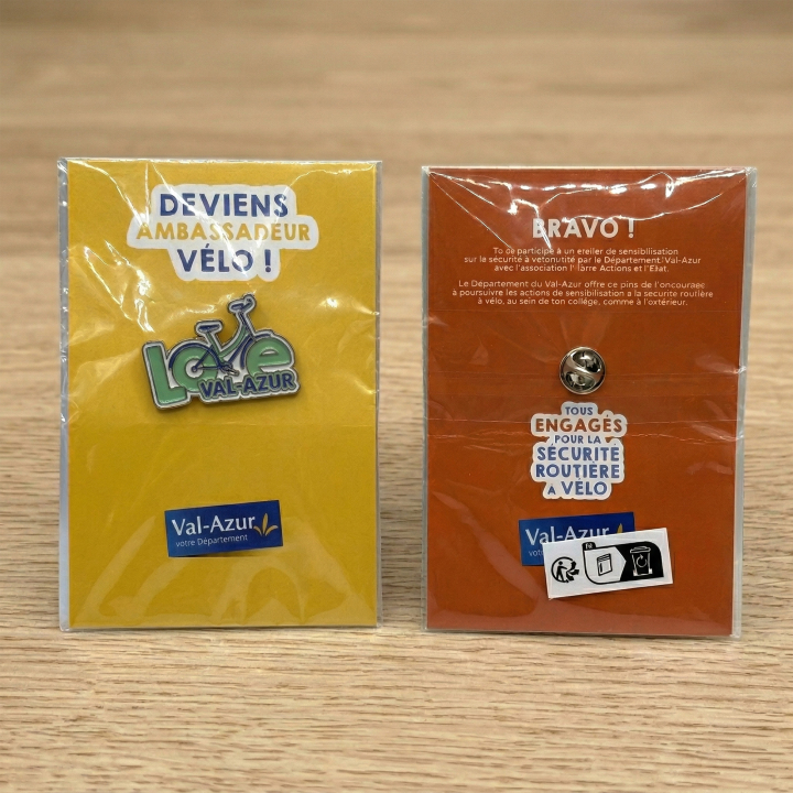Individual Pin Packaging with a Custom Backing Card