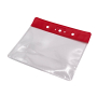 Flexible PVC Badge Holder with Colored Reinforcement – 3.39 × 2.13 in