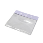 Flexible PVC Badge Holder with Colored Reinforcement – 3.39 × 2.13 in