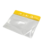 Flexible PVC Badge Holder with Colored Reinforcement – 3.39 × 2.13 in