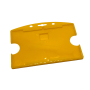 Colored Horizontal Rigid Badge Holder – 3.39 × 2.13 in
