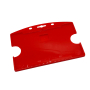 Colored Horizontal Rigid Badge Holder – 3.39 × 2.13 in