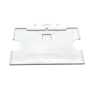 Colored Horizontal Rigid Badge Holder – 3.39 × 2.13 in