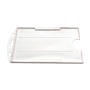 Colored Vertical Rigid Badge Holder – 2.13 × 3.39 in