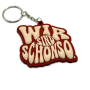 Custom PVC Keychains with 2D Raised Design