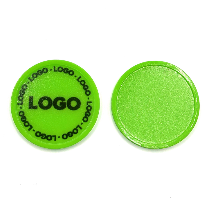 Custom Plastic Tokens — One-Color Printing