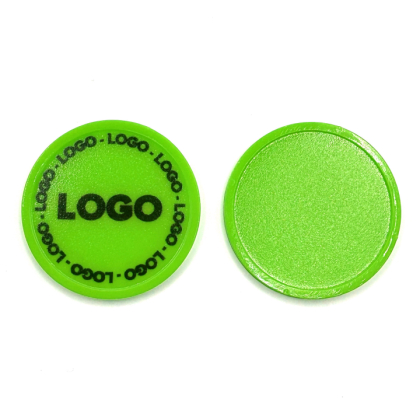 Custom Plastic Tokens — One-Color Printing